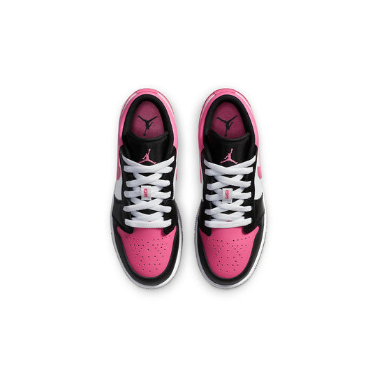 (GS) Air Jordan 1 Low 'Pinksicle Black' 554723-106 Big Kids Basketball Shoes  -  KICKS CREW