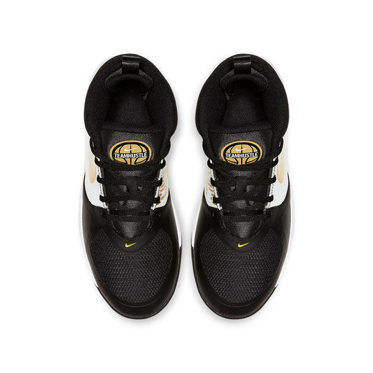 (GS) Nike Team Hustle D9 'Black Metallic Gold' AQ4224-004