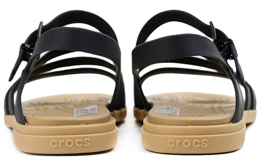 (WMNS) Crocs Tulum Sandals 'Black' 206107-00W