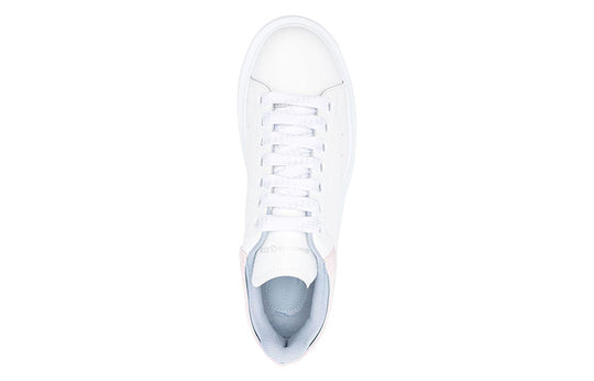 (WMNS) Alexander McQueen Oversized Sneakers 'White Pink Blue' 697103WIBNT8874