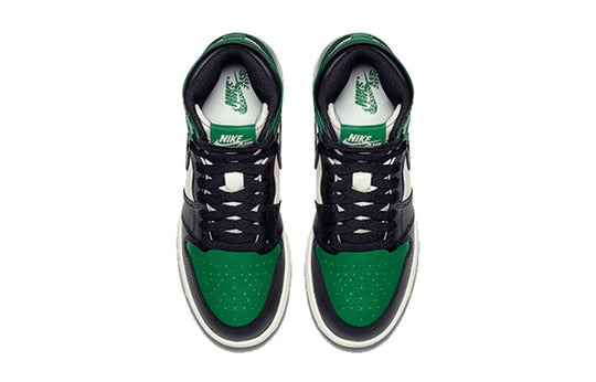 (GS) Air Jordan 1 Retro High OG 'Pine Green' 575441-302 Big Kids Basketball Shoes  -  KICKS CREW