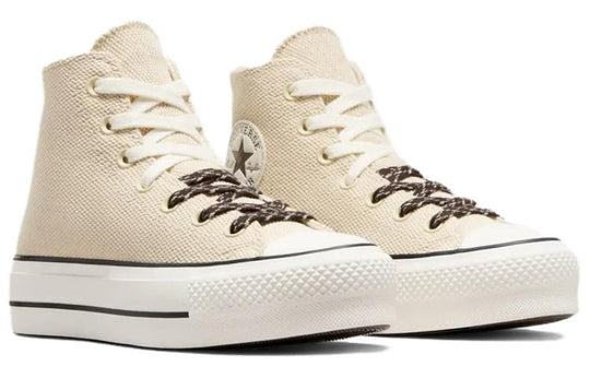 (WMNS) Converse Chuck Taylor All Lift Canvas & Leather 'Beige White' A09093C