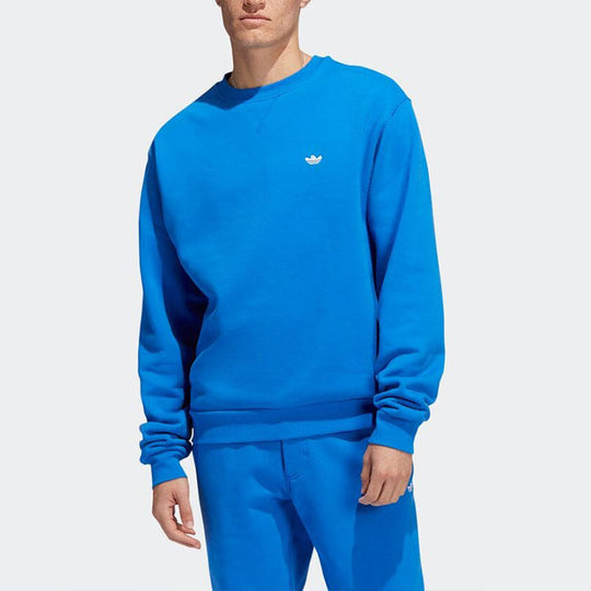 adidas Heavyweight Shmoofoil Crewneck Sweatshirt 'Blue Bird' HK9869