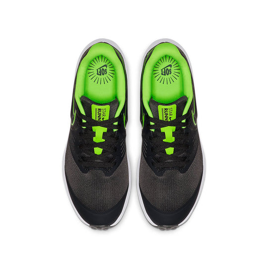 (GS) Nike Star Runner 2 'Black Green' AQ3542-004