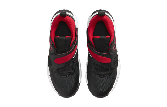 (GS) Nike Team Hustle D 11 'Black Red' DV8996-003 - KICKS CREW
