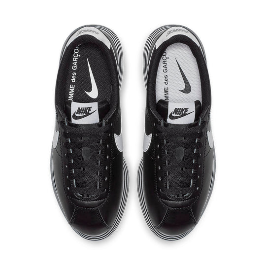 (WMNS) Nike Cortez x COMME des GARCONS 'Black White' BV0070-001