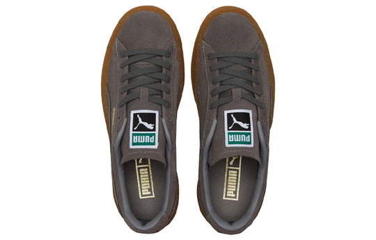 PUMA Suede Crepe Leisure Board Shoes Grey 380707-03