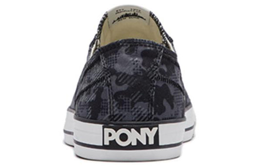 PONY Low-Top Canvas Sneakers Camo/Black 01M1SH15BK