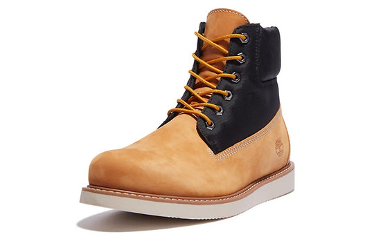 Timberland Newmarket 6 Inch Quilted Boots 'Wheat Black' A2GJT231