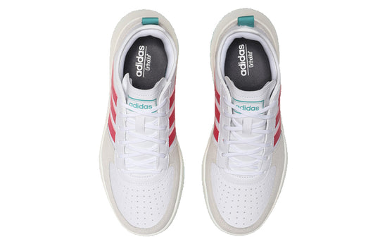 (WMNS) adidas Court 80s White/Red EF9476