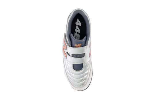 (GS) New Balance 442 v2 V TF Turf Shoes 'Silver Grey Orange' JS4VTSV2