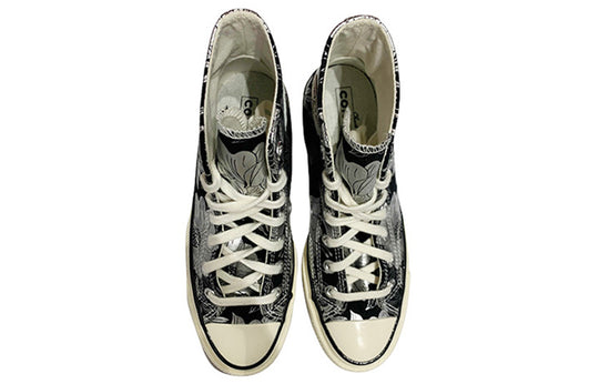 (WMNS) Converse Chuck 70 High 'Vintage Floral - Black Silver' 569236C