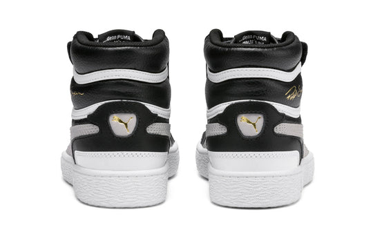 (PS) PUMA Ralph Sampson Mid V Ps Sneakers Black/White 370927-01