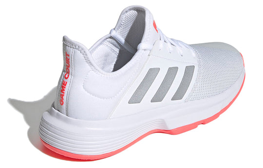 (WMNS) adidas Gamecourt White/Grey/Red FU8130