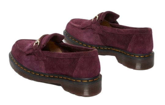 Dr.Martens Snaffle Suede Loafers 'Plum' 27425539