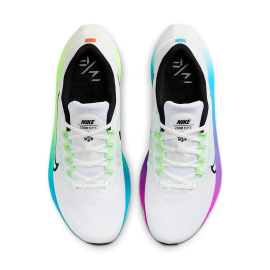 Nike Zoom Fly 5 'White Black Multi Color' FQ6851-101