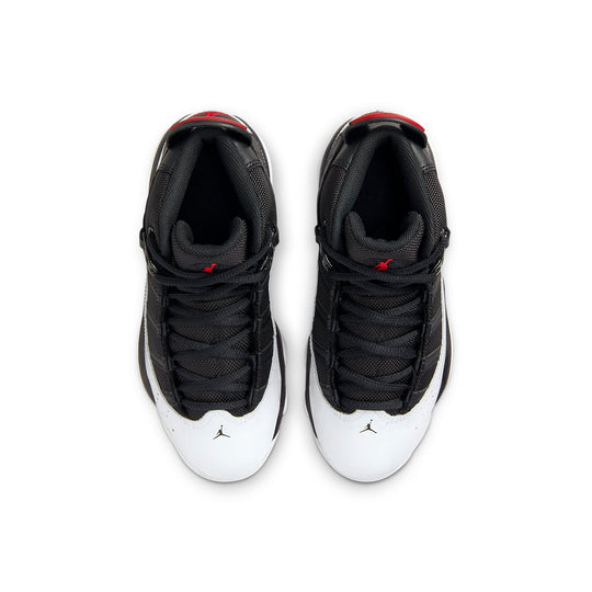 (PS) Air Jordan 6 Rings 'Black Red White' 323432-067