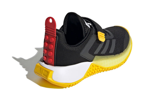 (PS) adidas LEGO x Sport Little Kid 'Black Yellow' FX2869