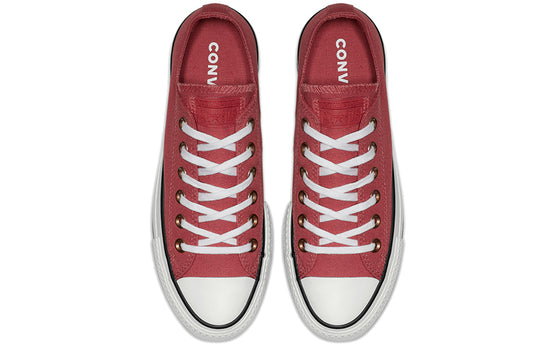 (WMNS) Converse Chuck Taylor All Star Platform Low Top Thick Sole Red White 564996C