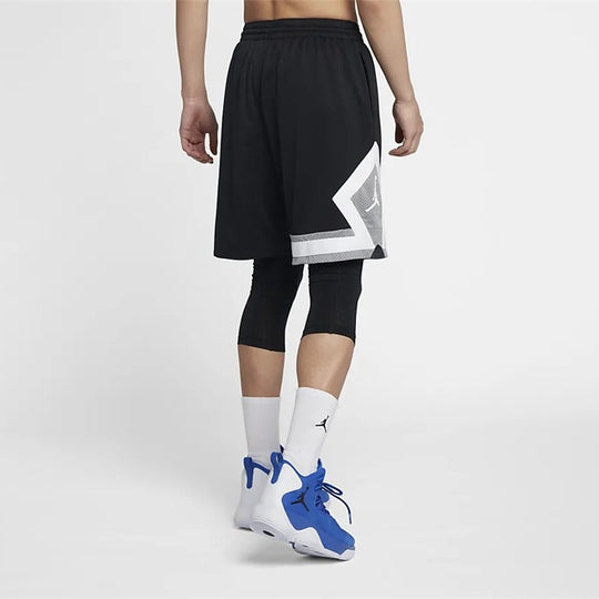 Air Jordan Drawstring Casual Sports Shorts Black CZ2505-010 - KICKS CREW