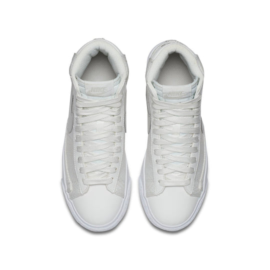 (GS) Nike Blazer Mid SE 'White Light Bone Pattern' 902772-100