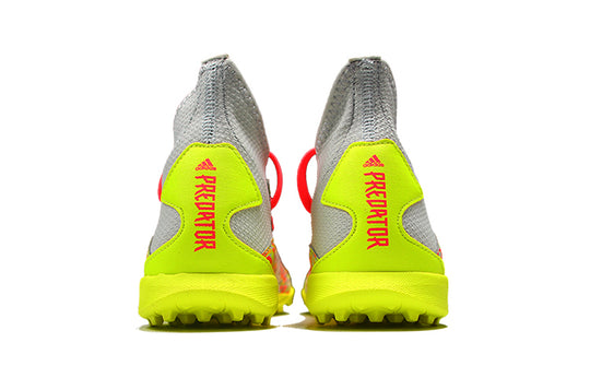 (GS) adidas X Predator Freak.3 TF Turf Soccer Shoes 'Grey Red Yellow' GZ7095