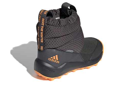 (PS) adidas Rapidasnow C Snow Boots Black Orange G27178
