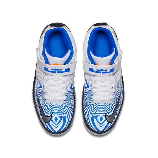(GS) Nike Lebron Air Akronite White/Blue 819832-101