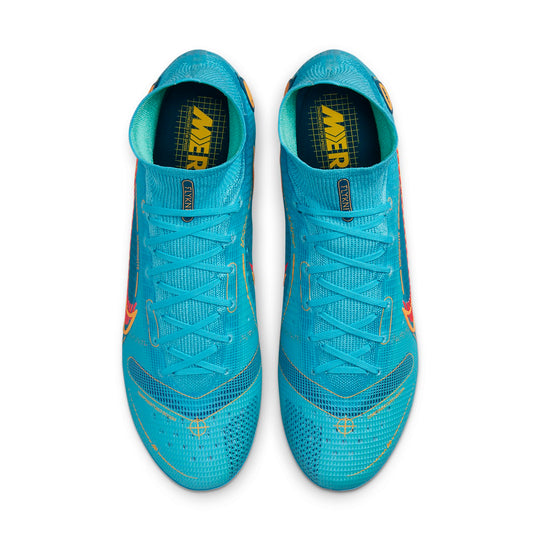 Nike Mercurial Superfly 8 Elite FG 'Chlorine Blue Laser Orange' DJ2839-484