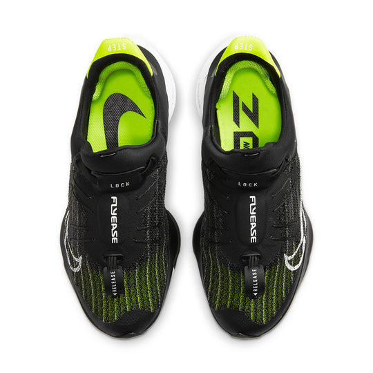 (WMNS) Nike Air Zoom Tempo Next% FlyEase Black/White/Green CZ2853-001