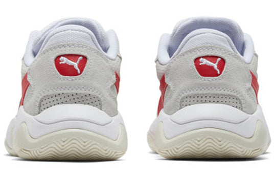 PUMA STORM STREET Trainers 'White Red' 369798-01