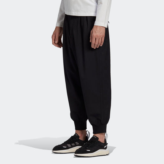 adidas Y-3 Classic Refined Wool Cuff Pants 'Black' GK4567