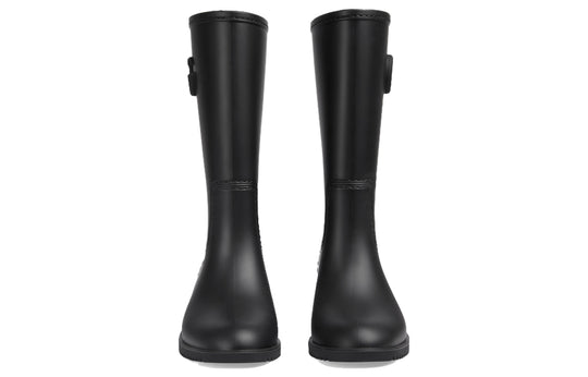 (WMNS) Gucci Double G Rain Boot 'Black Rubber' 762700-J8710-1000