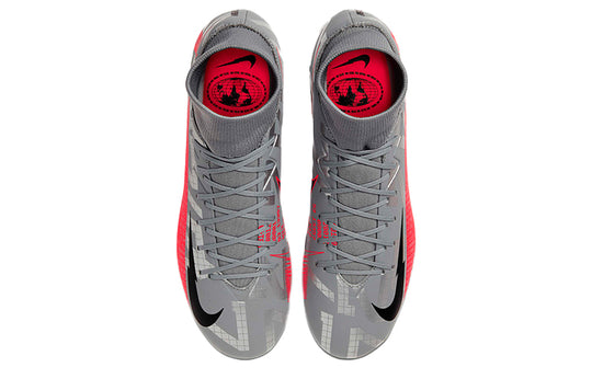Nike Mercurial Superfly 7 Academy HG 'Metallic Bomber Grey Red' AT7945-906