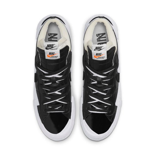 Nike sacai x Blazer Low 'Black Patent' DM6443-001