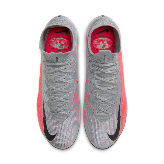 Nike Mercurial Superfly 7 Elite FG 'Metallic Grey Crimson' AQ4174-906