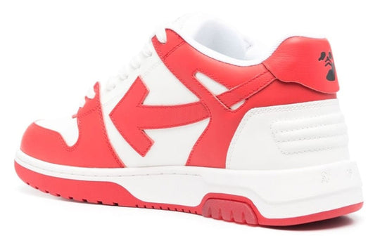 Off-White Out Of Office Low-Top Sneakers 'Red White' OMIA189S23LEA0012501