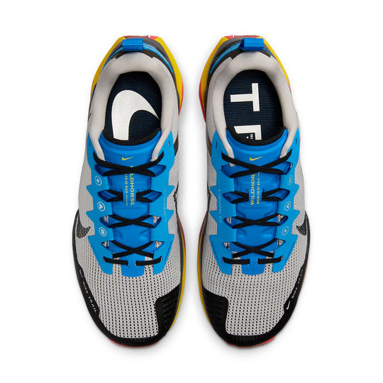 Nike Wildhorse 8 Trail-Running Shoes 'Light Iron Ore Light Photo Blue Vivid Sulphur Black' DR2686-003