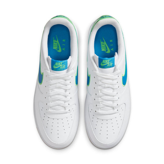 Nike Air Force 1 Low 'White Bright Blue Green' DA4660-100