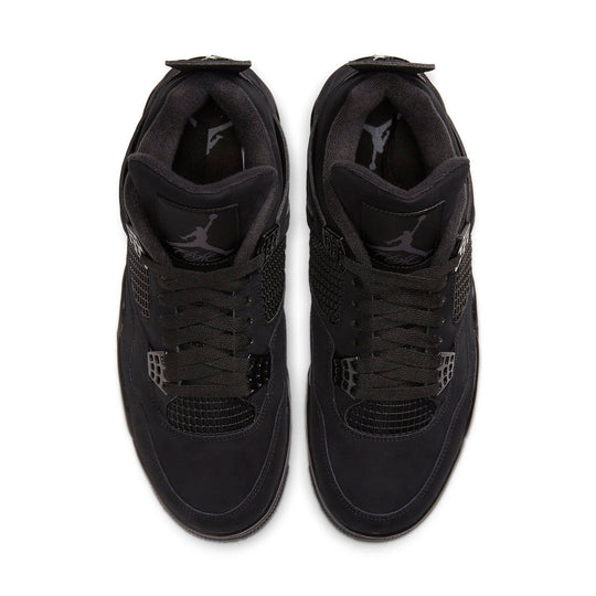 Air Jordan 4 Retro 'Black Cat' 2020 CU1110-010 Retro Basketball Shoes  -  KICKS CREW