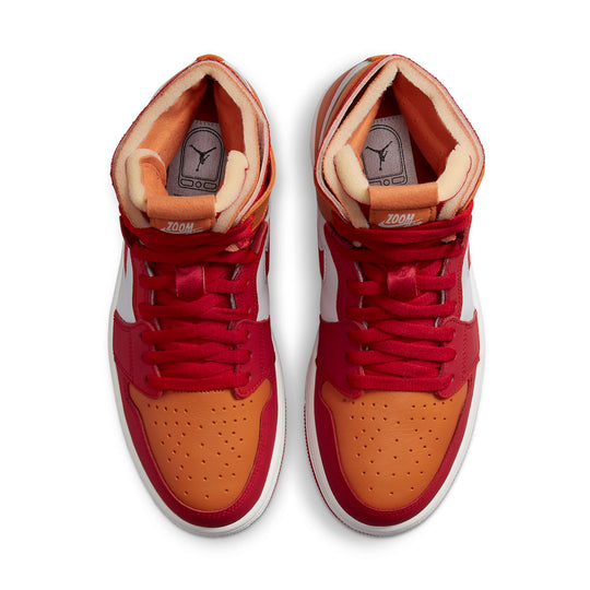 (WMNS) Air Jordan 1 Zoom Air Comfort 'Fire Red Hot Curry' CT0979-603