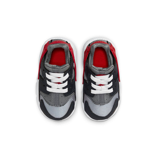 (TD) Nike Huarache Run 'Dark Smoke Grey University Red' 704950-041