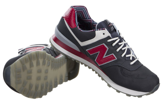 New Balance 574 Series Low-Top Grey/Red ML574SBD