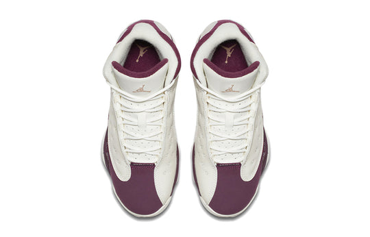 (GS) Air Jordan 13 Retro 'Bordeaux' 439358-112 Big Kids Basketball Shoes  -  KICKS CREW