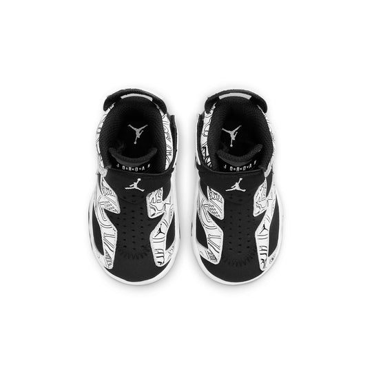 (TD) Air Jordan 6 Retro Little Flex SE 'DIY' DC4104-001 Infant/Toddler Shoes  -  KICKS CREW