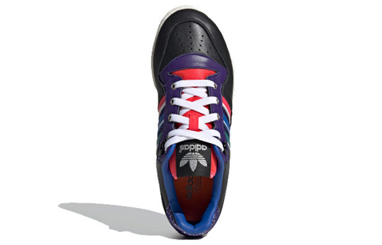 (WMNS) adidas originals Rivalry Low 'Black Purple Red' FW9618