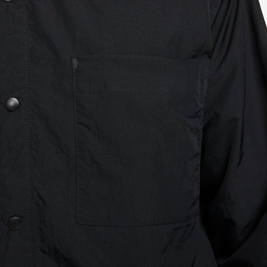 Nike Sportswear Tech Pack Woven Long-sleeve Shirt 'Black' DX0206-010 ...
