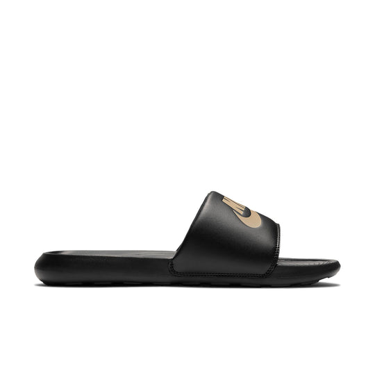 Nike Victori One Slide 'Black Metallic Gold' CN9675-006