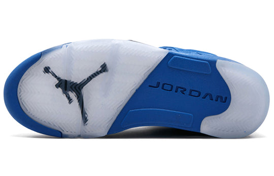 Air Jordan 5 Retro 'Blue Suede' 136027-401 Retro Basketball Shoes  -  KICKS CREW