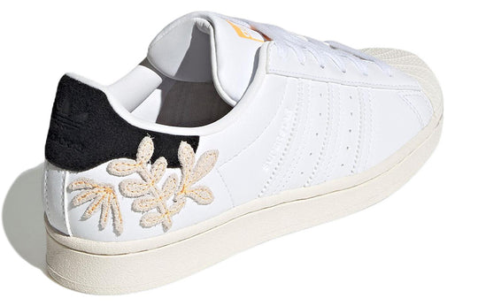 (WMNS) adidas Superstar 'Floral Patches - White Flash Orange' GZ0864